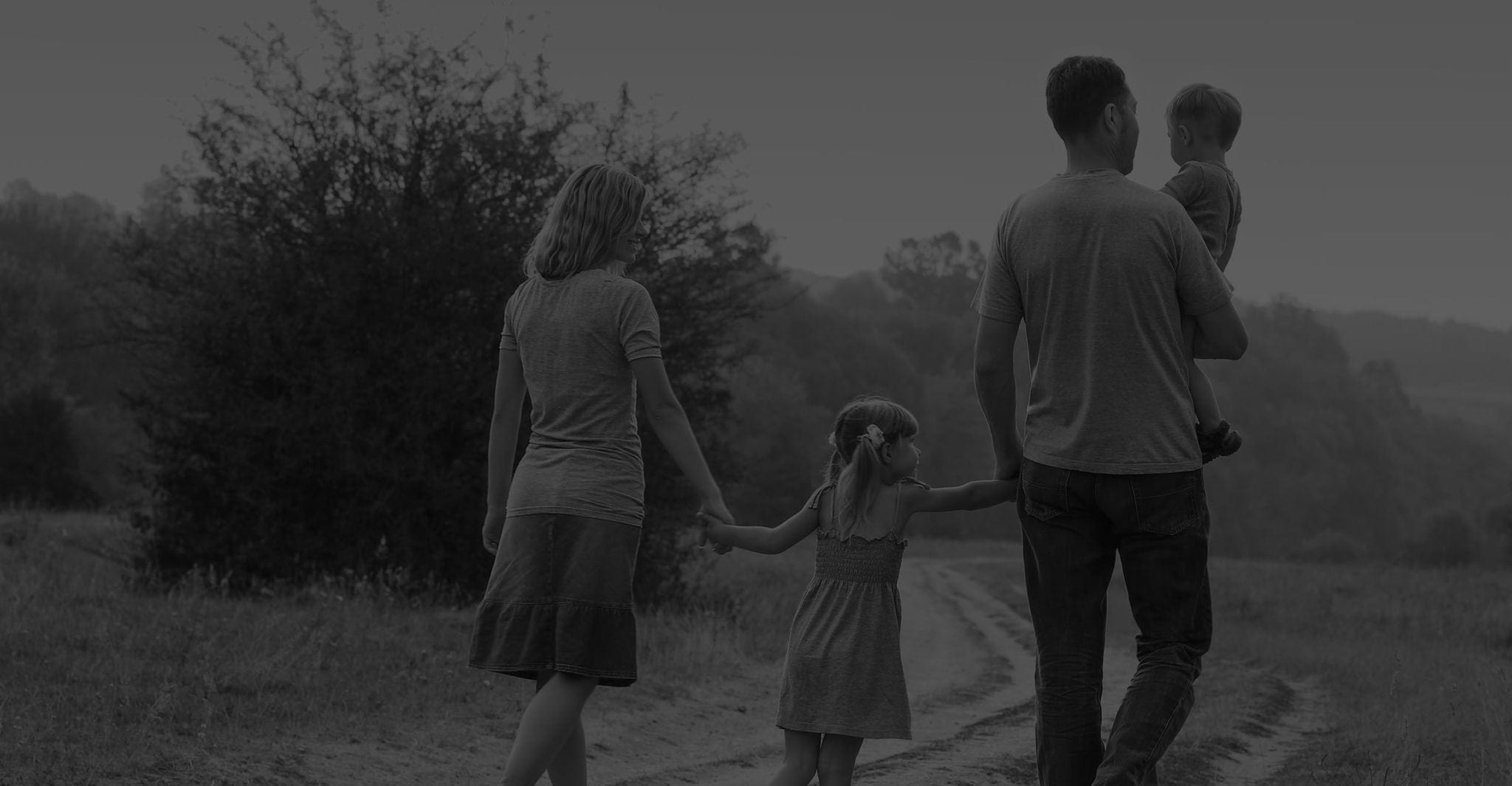 family law - family walking together